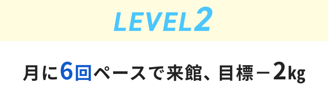あなたのレベルに合わせて3つのコースをご用意!