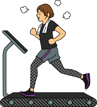 マシン充実のジム