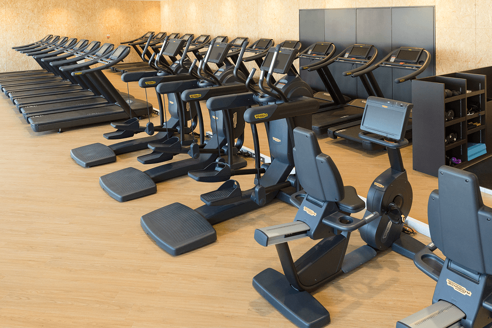 マシン充実のジム