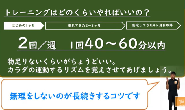 動画でアドバイスを見る