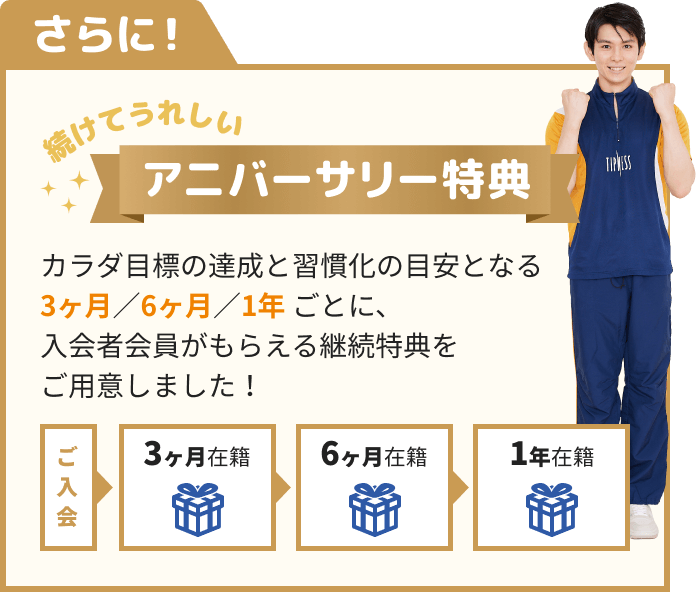 2024年10月 おトクに2ヶ月、使い放題！秋の入会キャンペーン！ | ティップネス