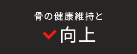 骨の健康維持と向上