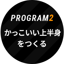 Program2 かっこいい上半身をつくる