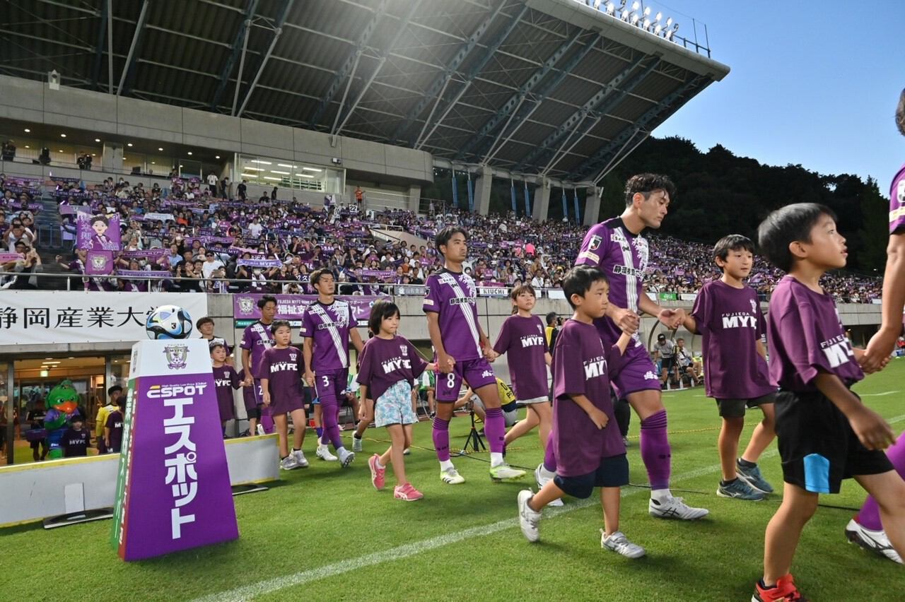 サッカー Jリーグ 藤枝MYFC ティップネスマッチデーを開催しました